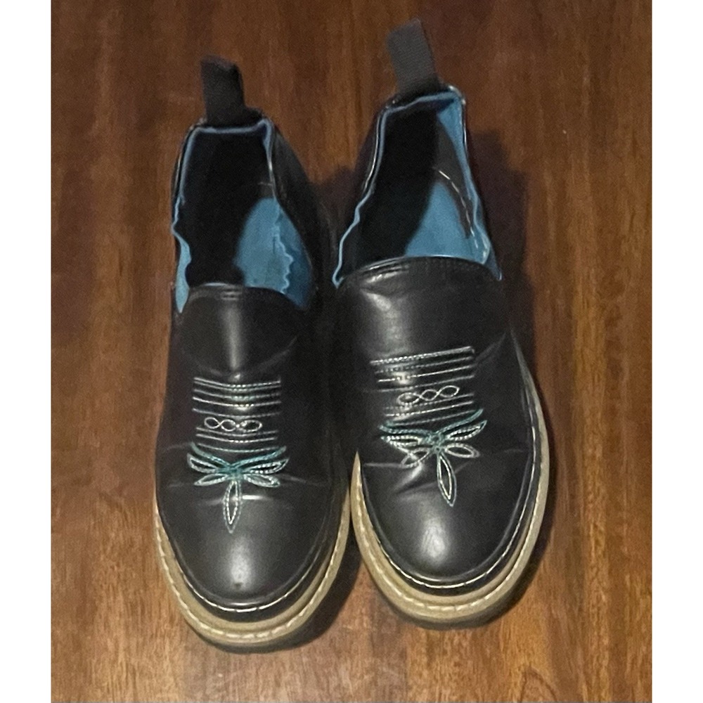Western Chief Romeo's Boy's Size 7 Slip On Shoes Embroidered.‎    M358
